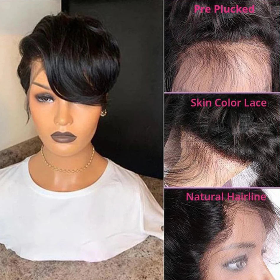 Human Hair Wigs Short Bob