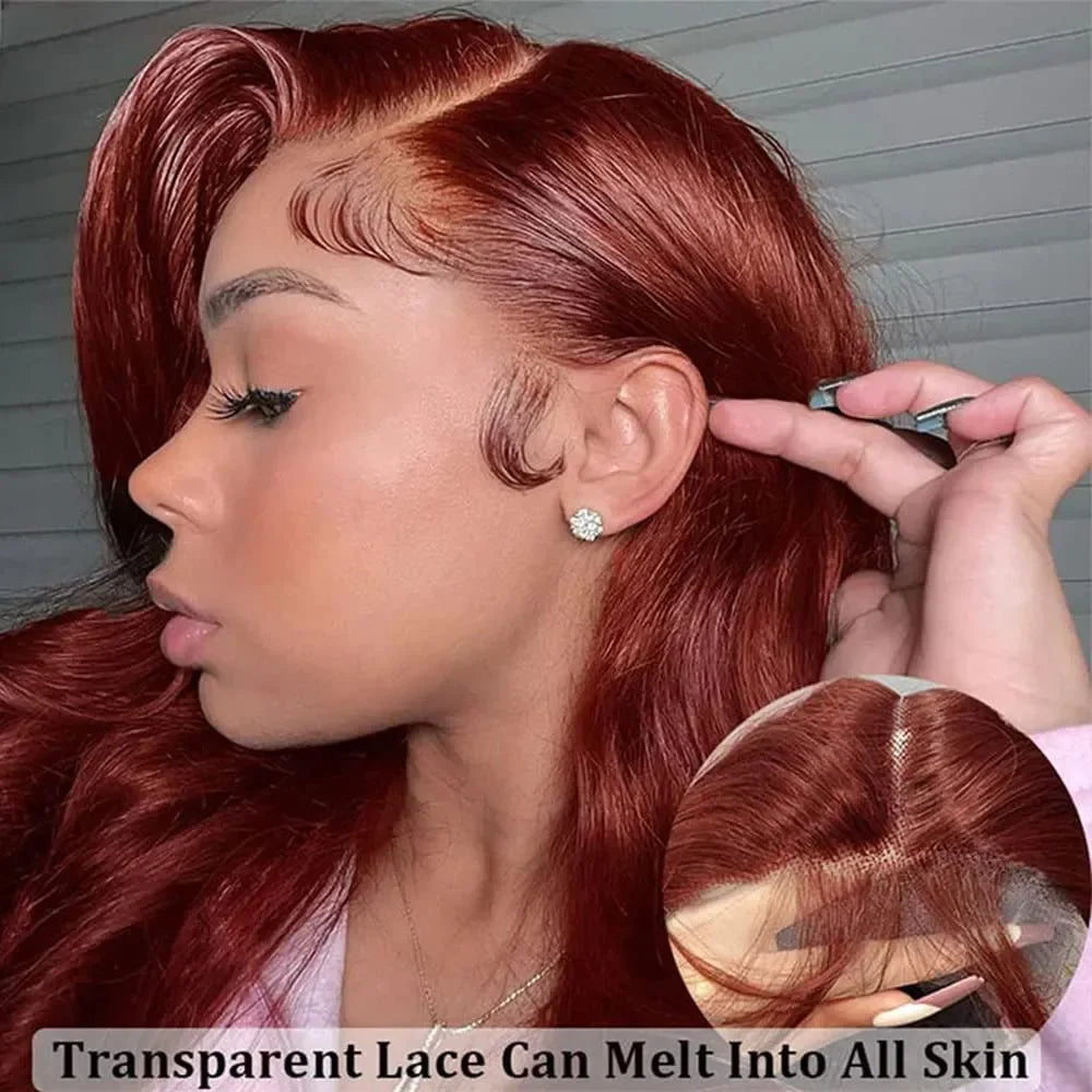 Reddish Brown Body Wave Human Hair