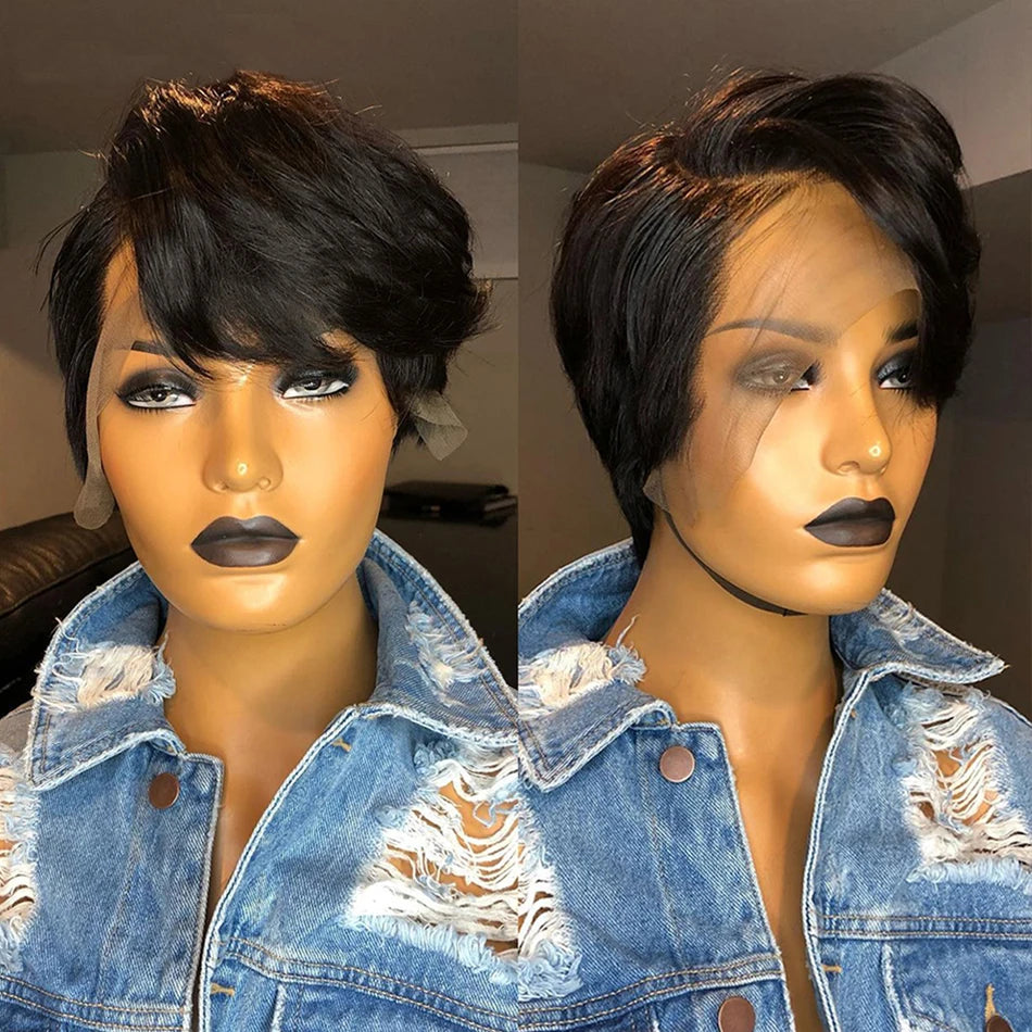 Human Hair Wigs Short Bob