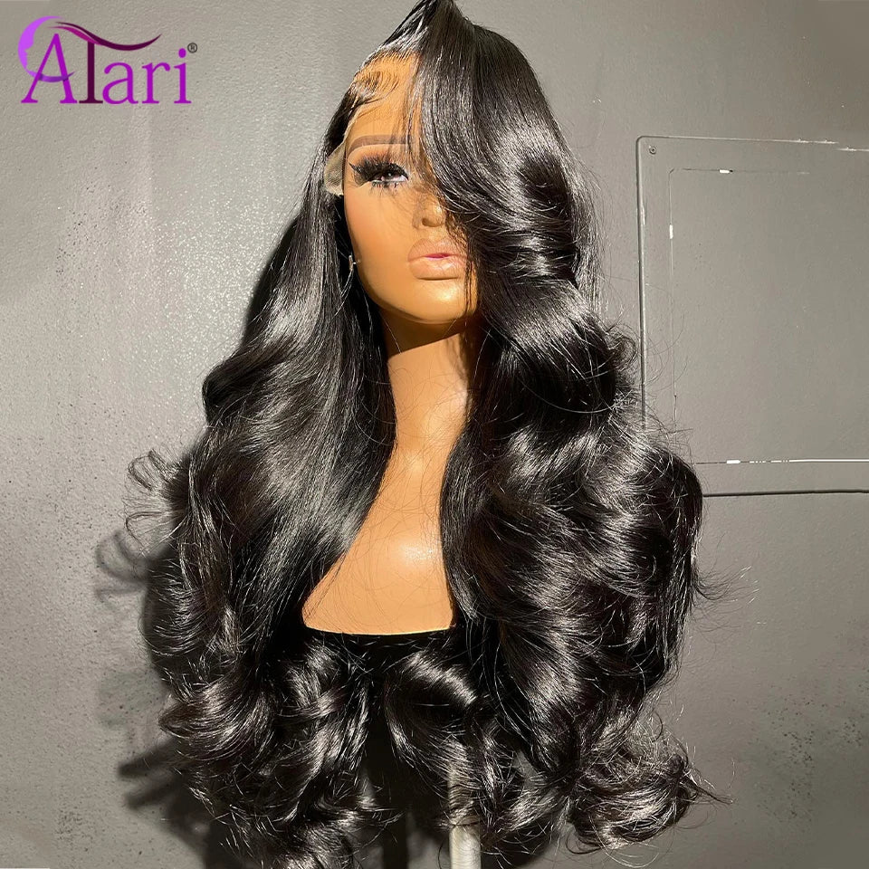 Transparent 13x4 13x6 Lace Frontal Body Wave Human Hair Wigs Brown Stripe Highlights 5x5 Closure Lace Wig Pre Plucked for Women