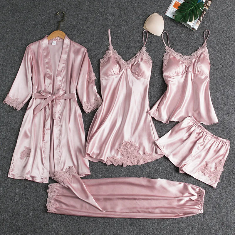 5 pièces pyjama nuisette