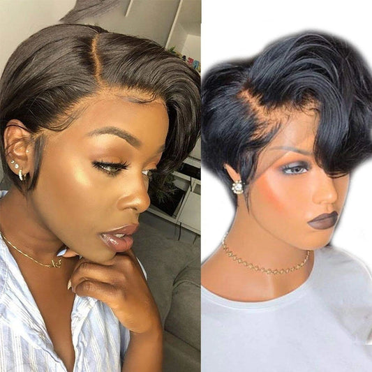 Human Hair Wigs Short Bob