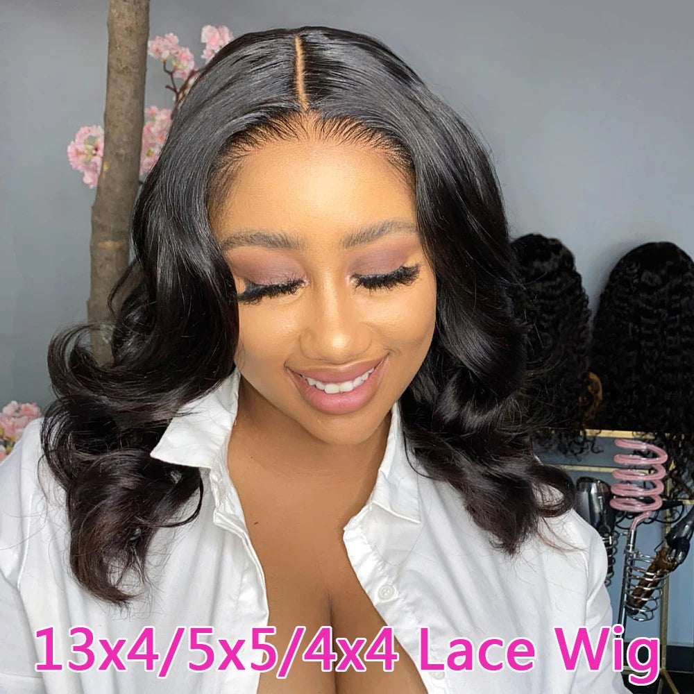 Body Wave Bob Wig Brazilian Human Hair